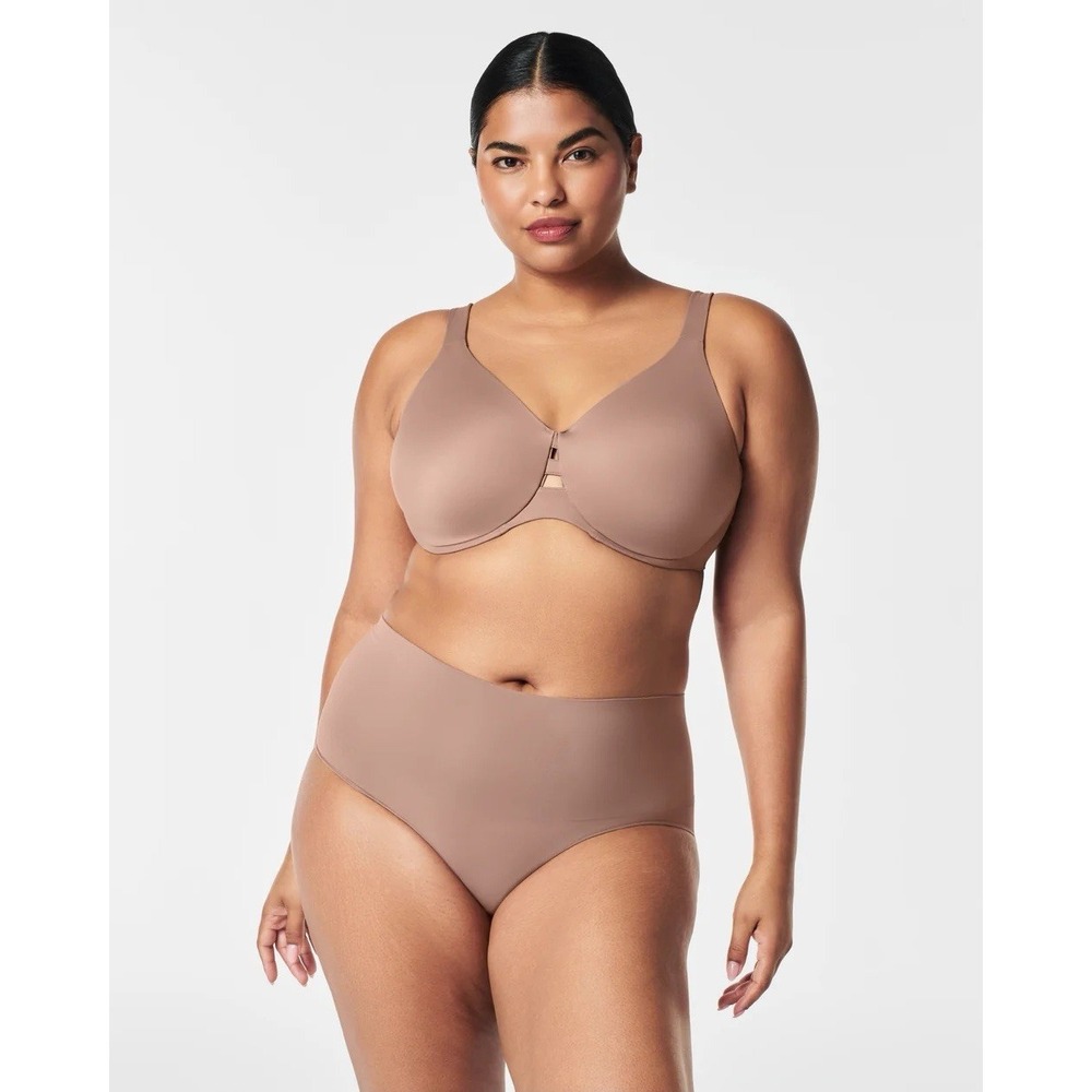 SPANX Low Profile‎ Minimizer Bra In Cafe Au Lait Size 40G - Picture 2 of 13